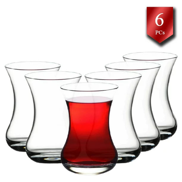 Pasabahce Turkish Tea Glasses 4.25 fl oz (125 cc)