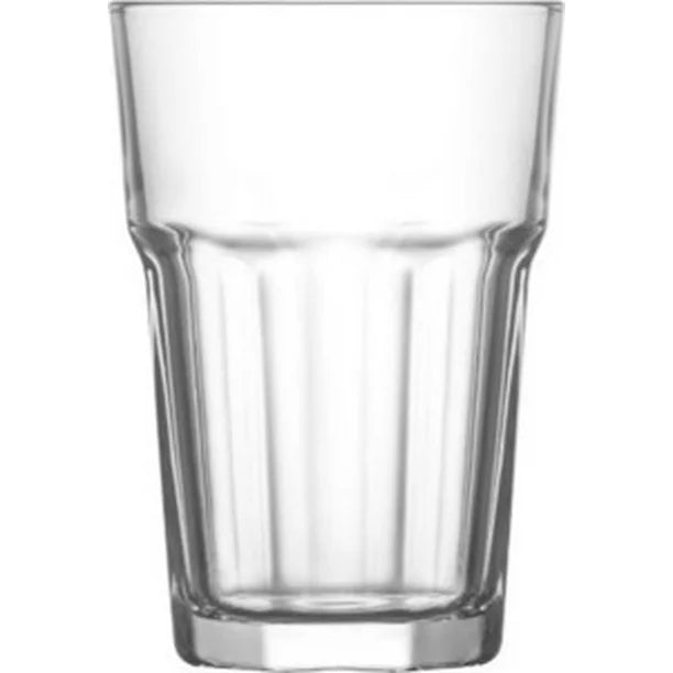 Lav Long Drinking Glasses, Water Juice Glassware, 12.2 oz