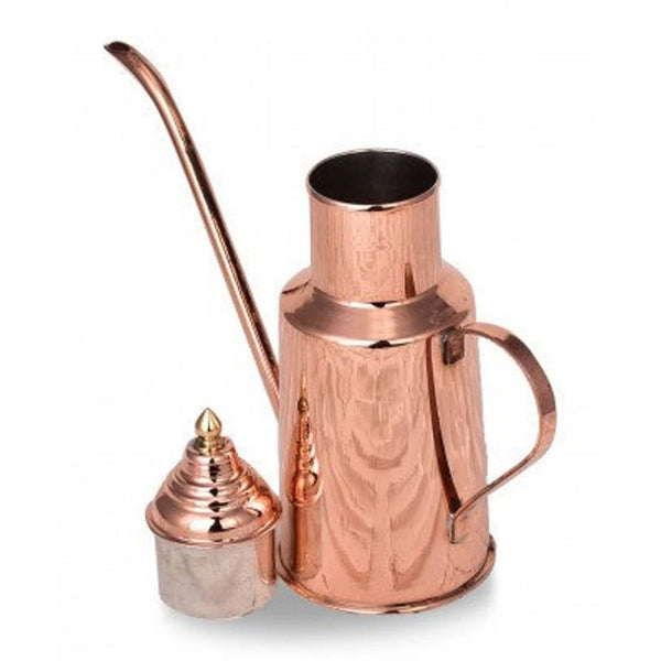 Turkish Copper Oil Bottle Dispenser, Vinegar Bottle, 17 Oz