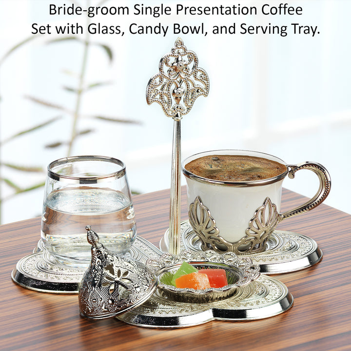 Bride-groom Single Presentation Coffee Cup Set