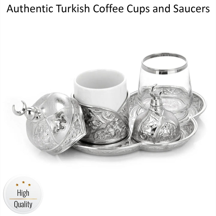 Sena Turkish Coffee Service Set for One Person, 4 Oz