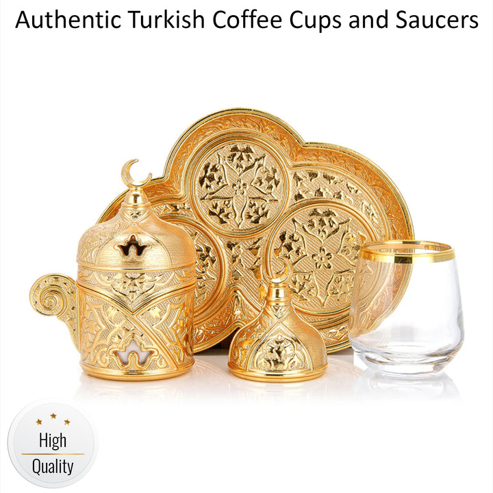 Sena Turkish Coffee Service Set for One Person, 4 Oz