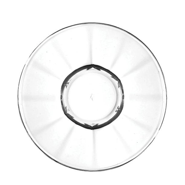 Lav Alya Clear Glass Saucers Set of 6, 4.9 in