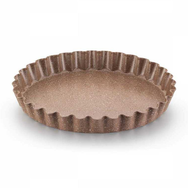 Korkmaz Granite Torta Tart Quiche Pie Pan, Non-Stick Tray