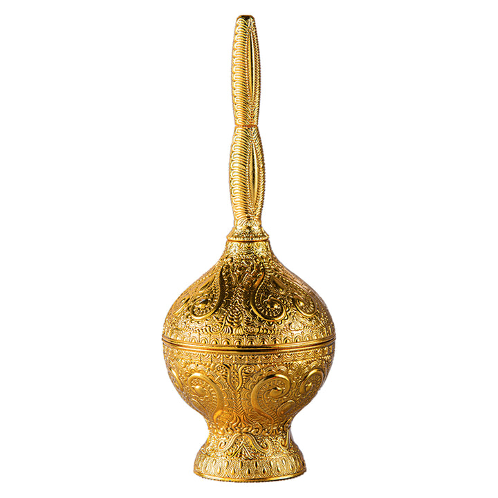 Telkari Rose Water Pourer Gold, Filigreed Handmade Güldanlık