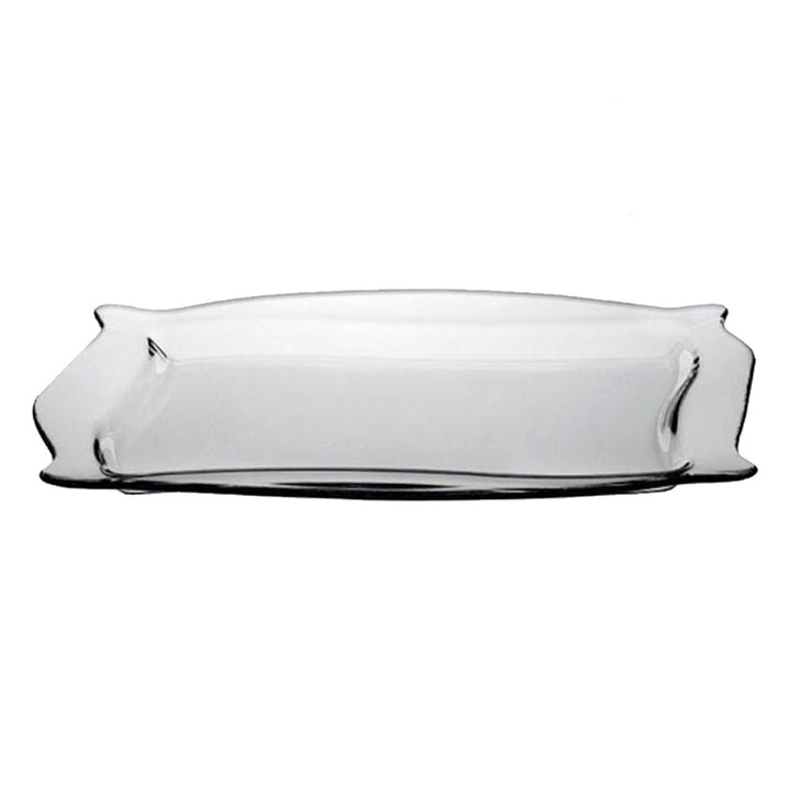 Clear Glass Rectangular Serving Tray, Platter, 13.5 in