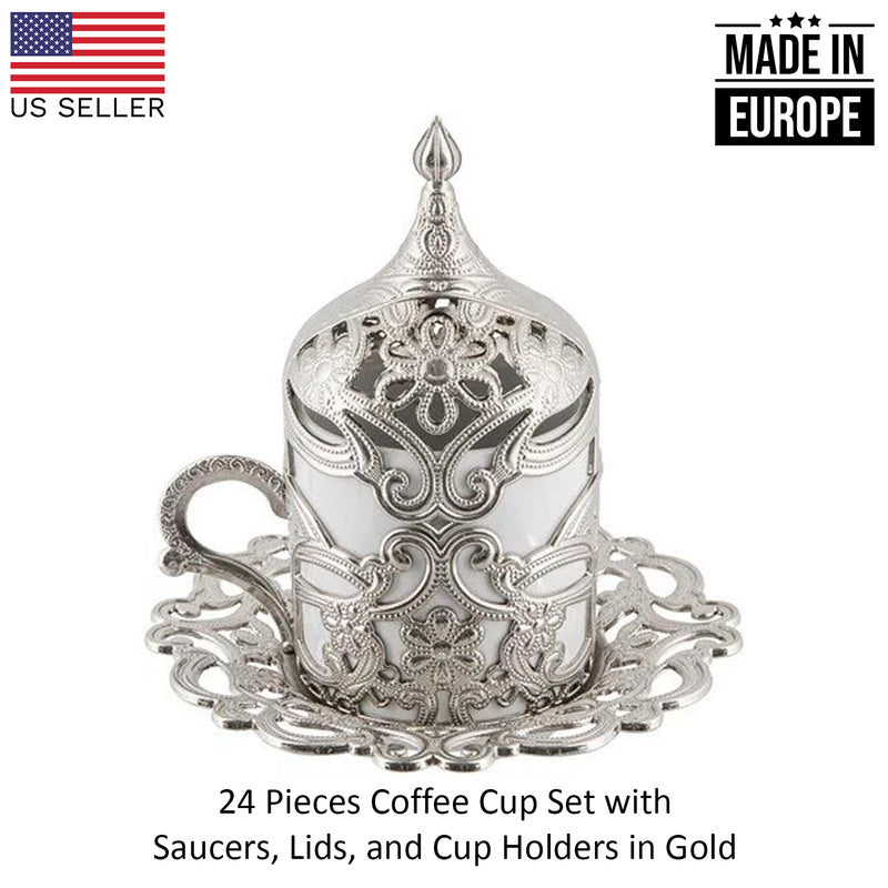 Minimalist Design, Ceramic Material, 6 Pcs Coffee Cup And Tea Pot Set (Model A6658): Ideal For Home, Hotel, Restaurant, And Office Use