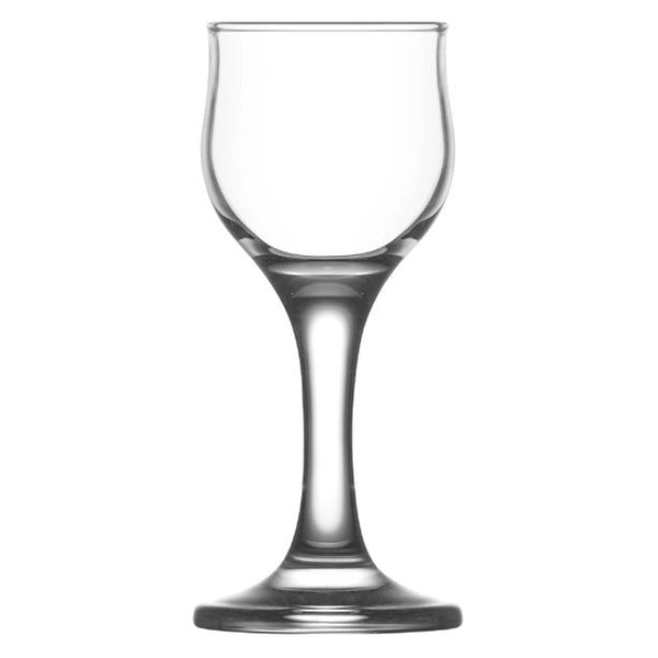 Lav Nevakar Liqueur Glass Set with Stem, 6 Pcs, 1.75 Oz