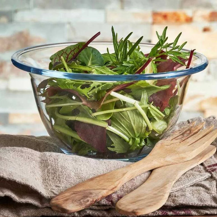 Large Glass Mixing Bowl for Kitchen, Serving Bowl, 102 Oz