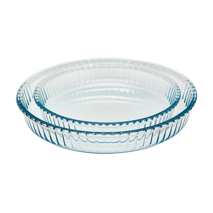 Glass Baking Dishes for Owen, Clear Glass Cookware Set of 2