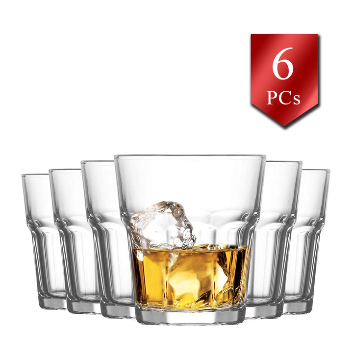 Liqueur Glasses Set of 6, Elegant Liquor Glassware, 1.5 oz