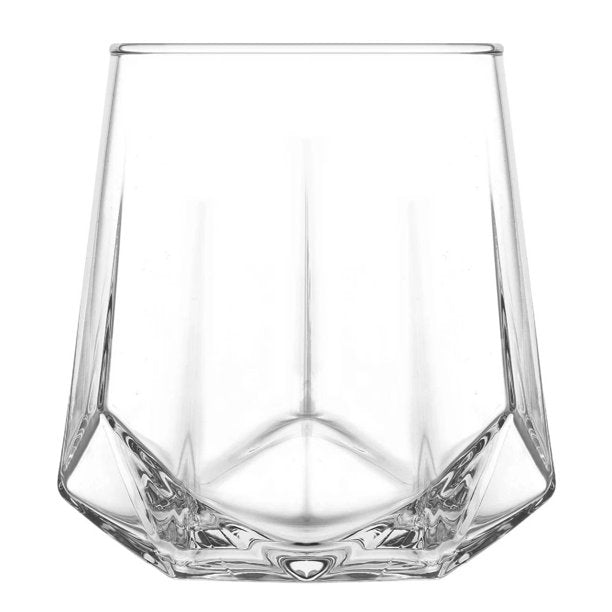 Valeria Whiskey Glass Set, Drinking Glass Set, 6 Pcs 13.5 Oz