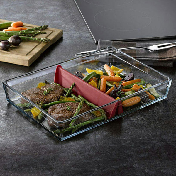 Borcam Rectangular Glass Bakeware Dish, 85 Oz (2500 cc)