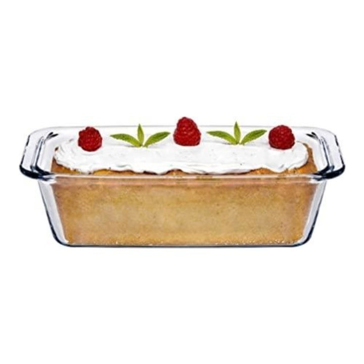 Stylish Glass Casserole Dish, Square Baking Dish 37.25 Oz