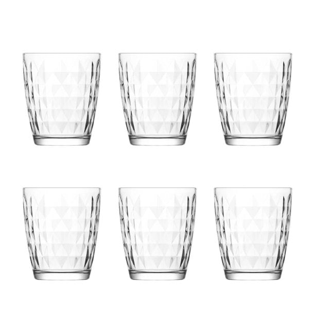 Artemis Whiskey Glass Set, Lowball Glass Set, 6 Pcs, 11.5 Oz