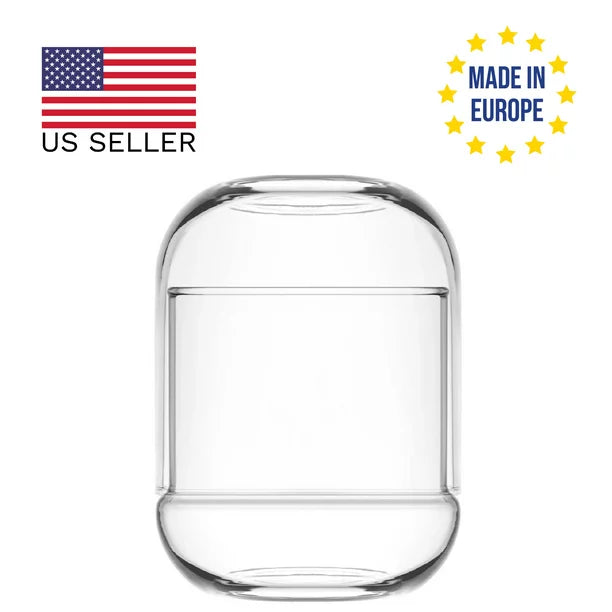 Duo Glass Food Container Set with Dome Lid, 6 Pcs, 12.75 Oz