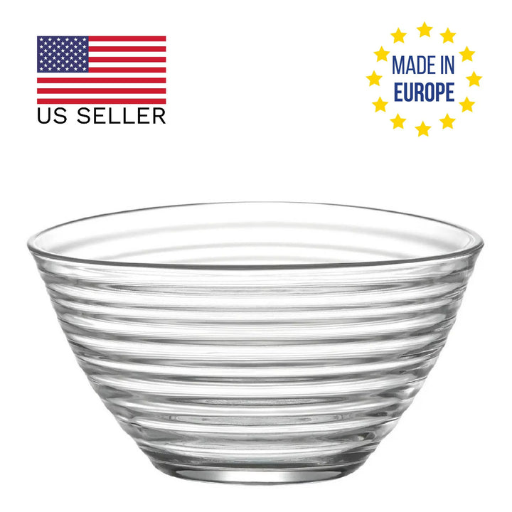 Lav Derin Glass Bowl for Storage, Mixing Glass Bowl, 68 Oz