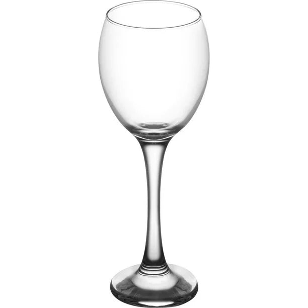 Stemmed Red Wine Drinking Glassware for Party, 6 Pcs, 8.2 oz