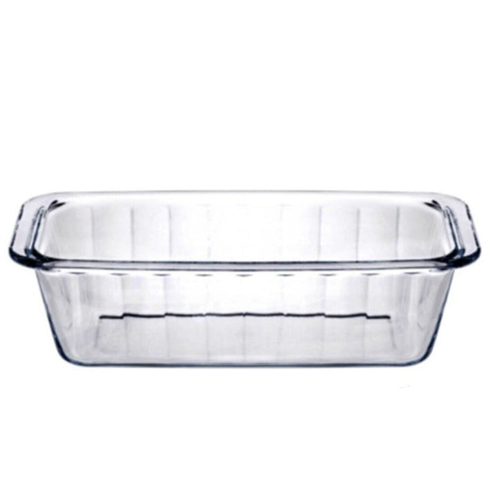 Stylish Glass Casserole Dish, Square Baking Dish 37.25 Oz