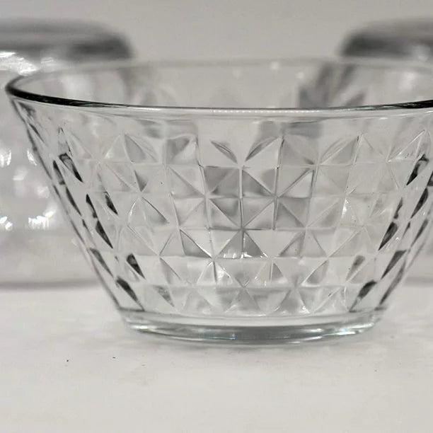 Lav Glass Small Round Bowls for Kitchen, 11.25 oz (330 cc)