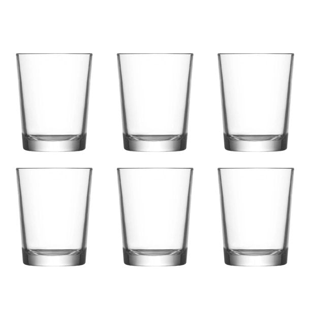 Lav Lara Water Glass Set, Drinking Glass Set, 6 Pcs, 5.5 Oz