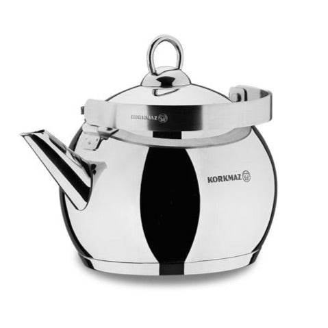 Korkmaz Tombik Stainless Steel Tea Pot, Tea Kettle