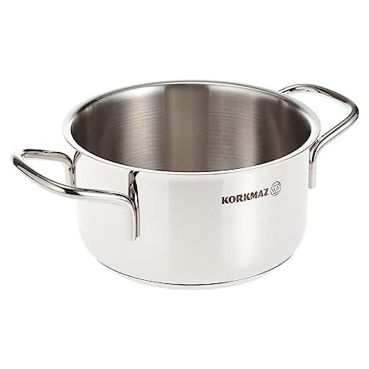 Korkmaz Perla Stainless Steel Cookware Set with Lid