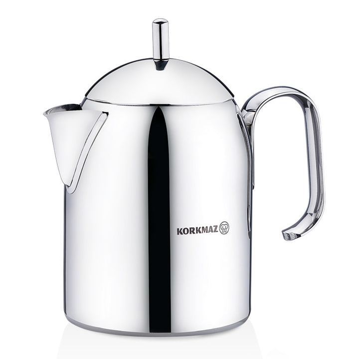 Korkmaz Pera Stainless Steel Coffeepot with Handle, 0.9 qt