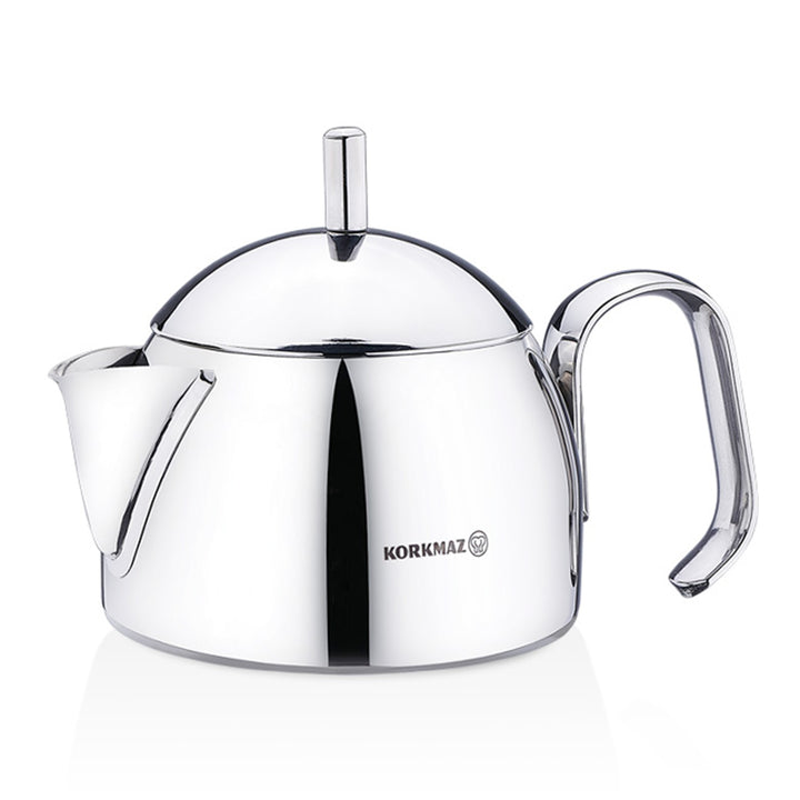 Korkmaz Pera Stainless Steel Milk Pot with Handle, 0.42 qt.