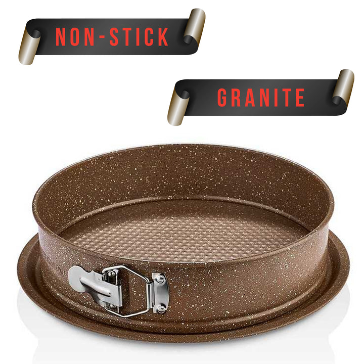 Korkmaz Torta Nonstick Granite Springform Cake Pan