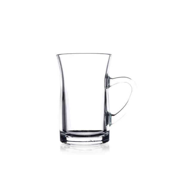 Pasabahce Mila Tea Glass with Handle, 5 oz, 3-Piece Set