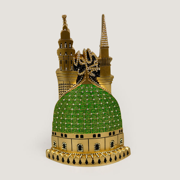 Gold Masjid an-Nabawi Asmaul Husna, Islamic Ornament Gift