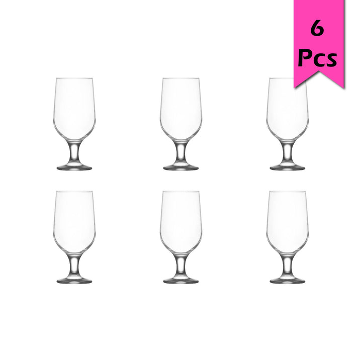 Lav Belek Beer Glass Set, 6 Pcs, 12.75 Oz (375 cc)