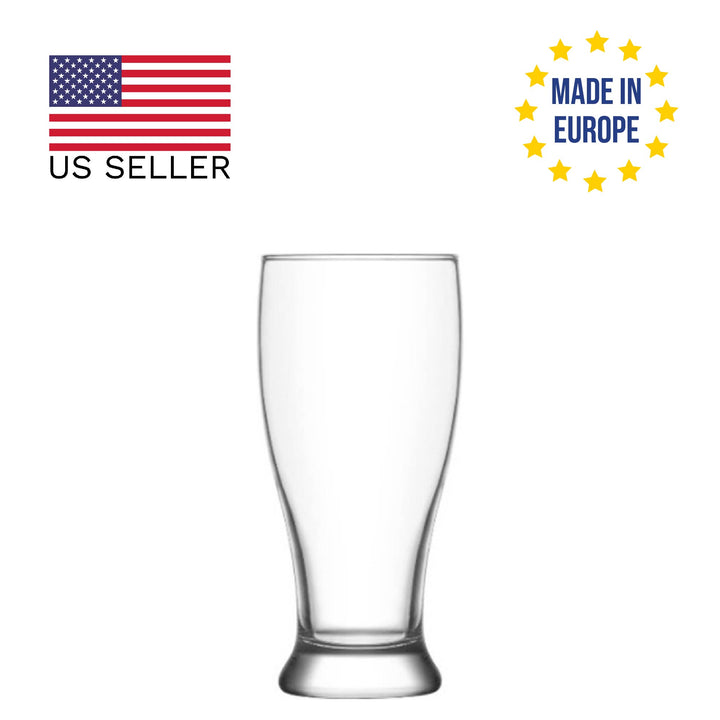 Lav Brotto Beer Glass Set, 4 Pcs, 11.25 Oz (330 cc)