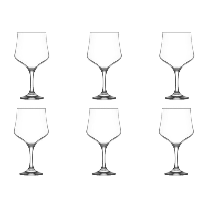 Lav Bartender’s Stemmed Glass Set, 6 Pcs, 23.25 Oz (690 cc)