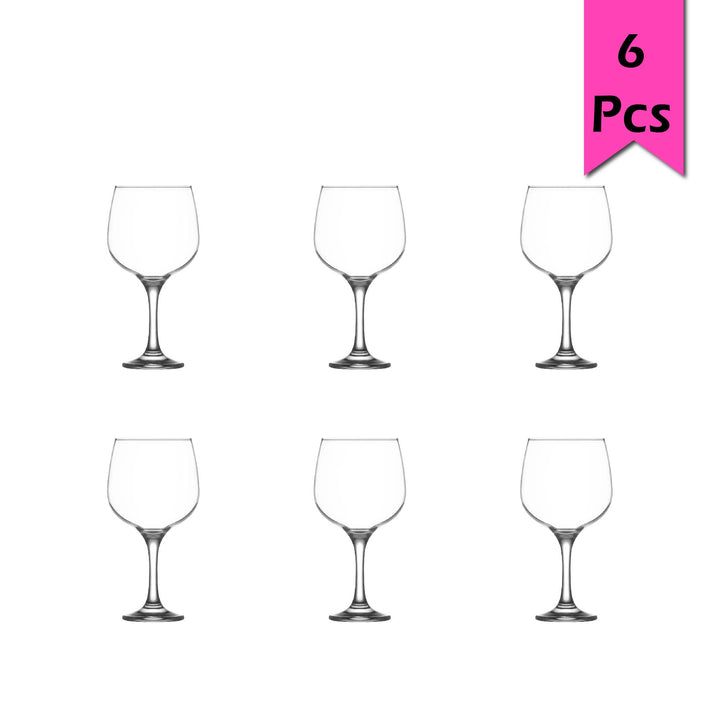 Lav Combinato  Stemmed Glass Set, 6 Pcs, 24.75 Oz (730 cc)