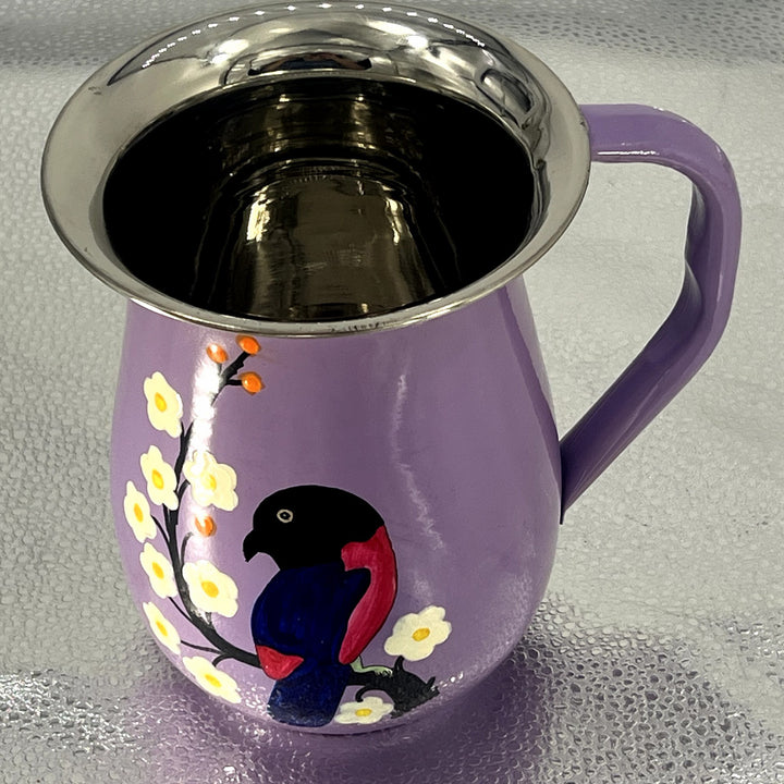 Hand Painted Stainless Steel Water Jug, 50.75 Oz