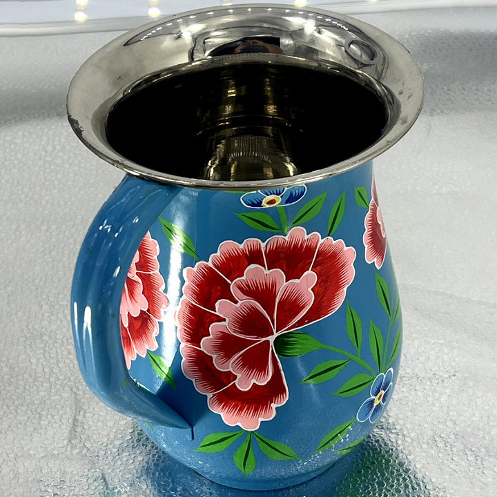 Hand Painted Stainless Steel Water Jug, 50.75 Oz