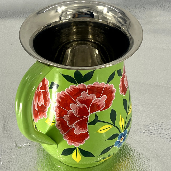 Hand Painted Stainless Steel Water Jug, 50.75 Oz