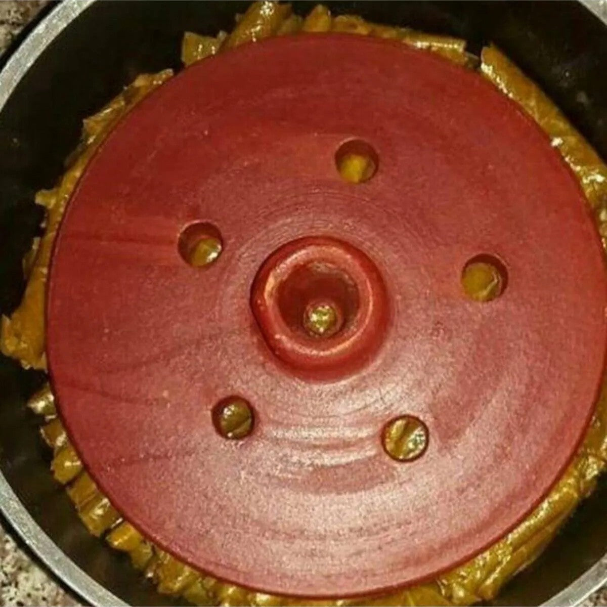 Dolma Kapağı – Ton-Abdeckung 24 Cm, Zum Beschweren Von Gefüllten Weinblättern, Spülmaschinenfest