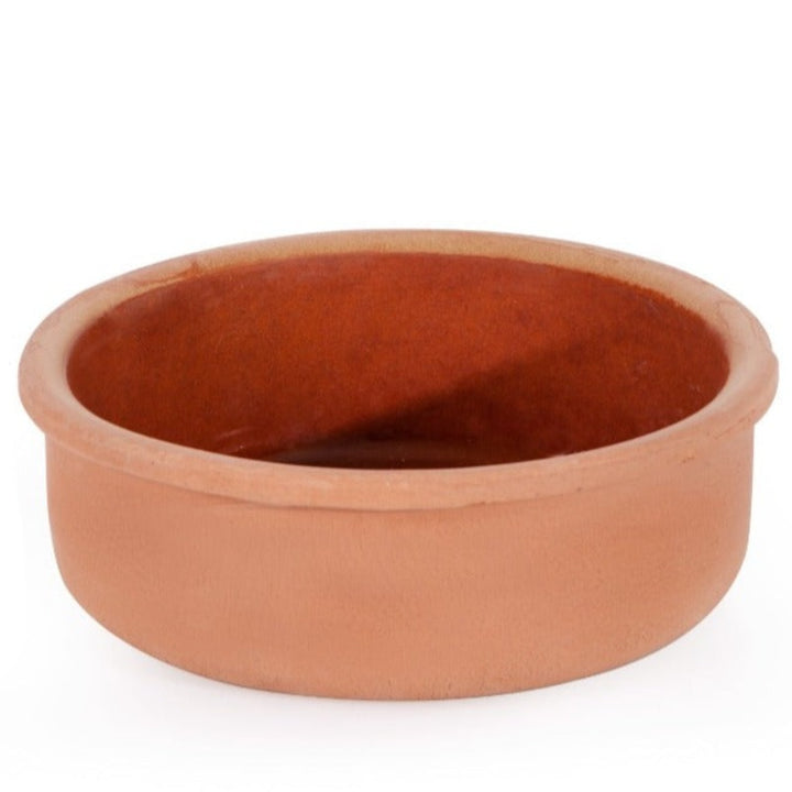 Handmade Glazed Clay Bowl for Cooking Set of 4