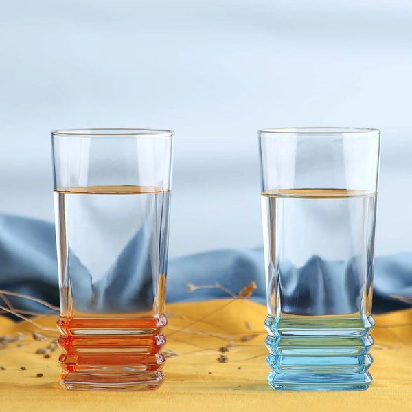 Lav Elegan Highball Drinking Glass Set, 6 Pcs, 11.25 Oz