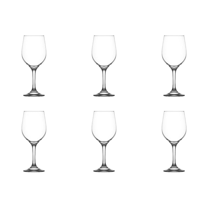 Lav All Purpose Wine Glass Set, 6 Pcs, 16.25 Oz (480 cc)