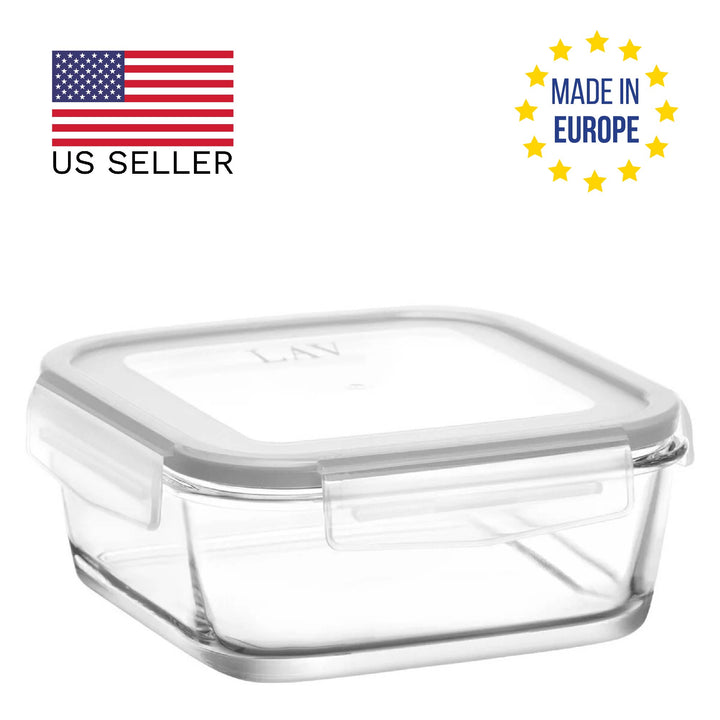 Lav Food Containers with Lid, 6 Pcs, 39 Oz, 1150 cc