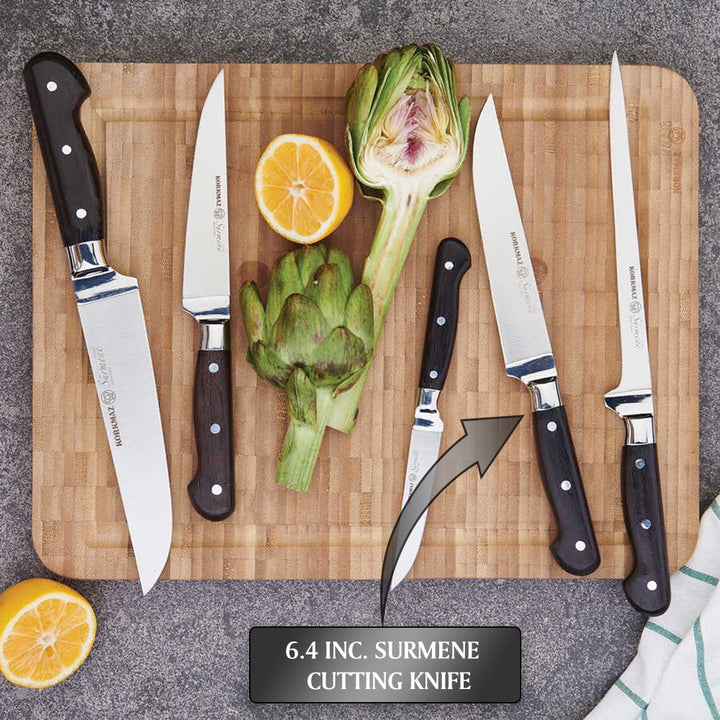 Korkmaz Surmene Chef Knife, Handmade Stainless Steel Knife