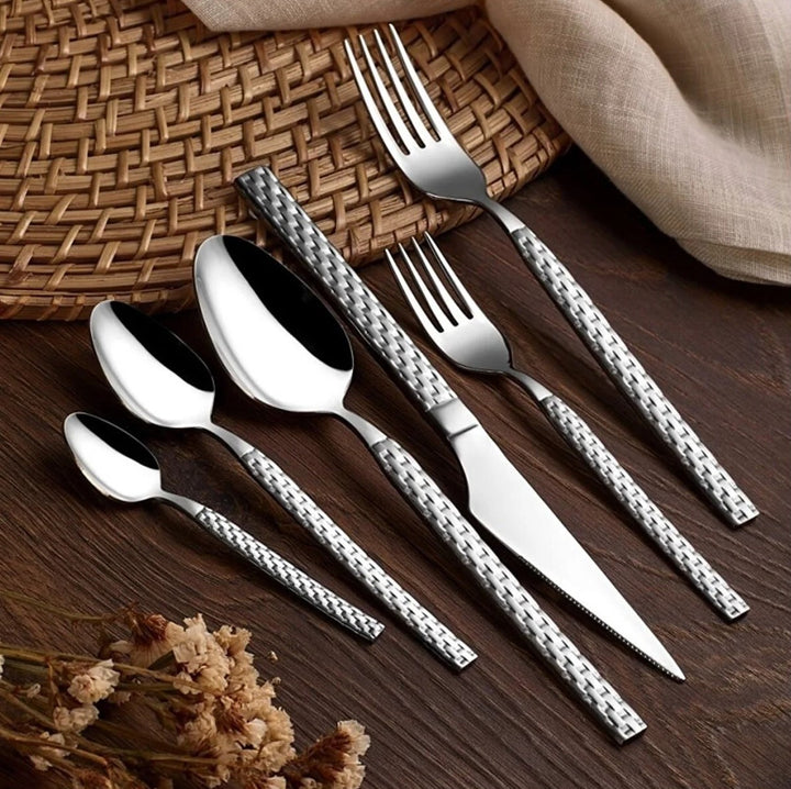 Decorative Tablespoon, Dessert Spoon, Teaspoon Set, 6 Pcs