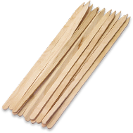 Flat Wooden Skewers for Grilling Kebab Meat, 200 pcs, 9.4 in