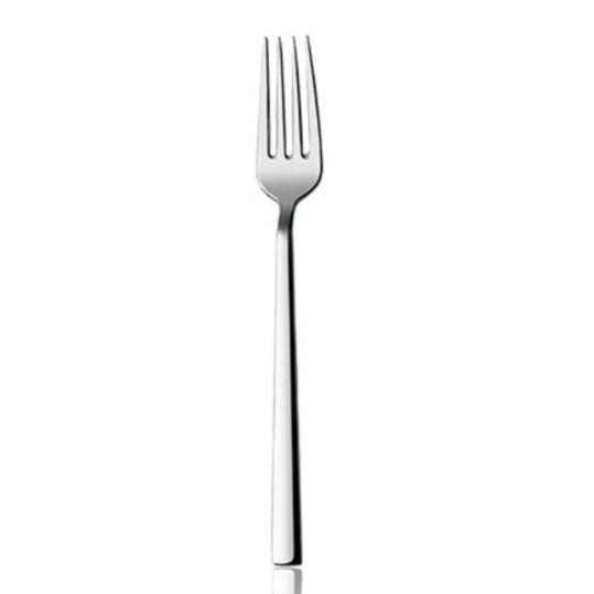 Stainless Steel Dessert Fork Set, Silver, 6 Pcs, 6.6 in