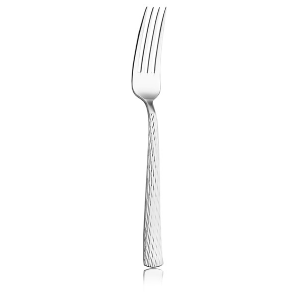 Lara Stainless Steel Dinner Fork Set, Silver, 6 Pcs