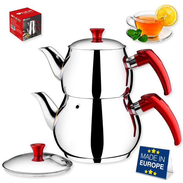 Hakan Teapot Set Bondy Mini 2.1 qt - Midi 3 qt - Maxi 3.4 qt